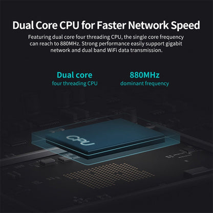Original Xiaomi WiFi Router 4A Smart APP Control AC1200 1167Mbps 128MB 2.4GHz & 5GHz Dual-core CPU Gigabit Ethernet Port Wireless Router Repeater with 4 Antennas, Support Web & Android & iOS, US Plug, 4A (Dual-core CPU)