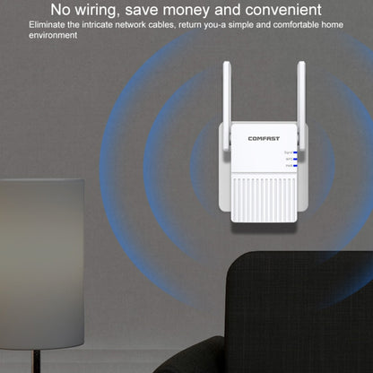 COMFAST CF-N300 300Mbps Wireless WIFI Signal Amplifier Repeater Booster Network Router with 2 Antennas, CF-N300