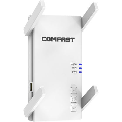 COMFAST CF-AC2100 2100Mbps Wireless WIFI Signal Amplifier Repeater Booster Network Router with 4 Antennas, UK Plug, CF-AC2100, EU Plug, CF-AC2100, UK Plug