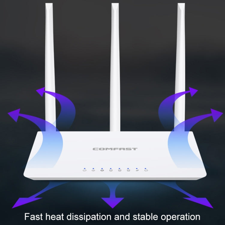 COMFAST WR613N V3 Home 300Mbps Wireless Router 2.4G WiFi Network Extender, WR613N V3