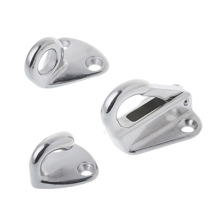 316 Stainless Steel Yacht Fender Hook Spring Coat Hook with 2 x 3.9x13 Screws, Spring Hook with 2 x 3.9x13 Screws