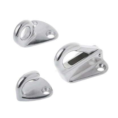 316 Stainless Steel Yacht Fender Hook Ring Coat Hook with 2 x 3.9x13 Screws, Ring Hook with 2 x 3.9x13 Screws