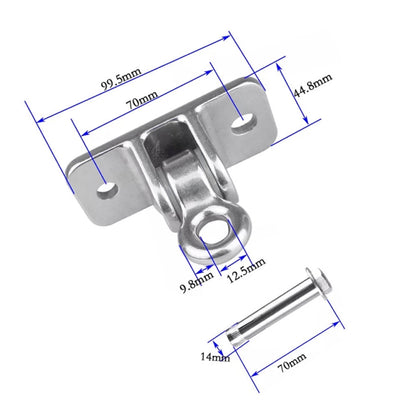 304 Stainless Steel Sandbag Buckle Ring Swing Fixed Holder, Expansion Bolt Version, Expansion Bolt Version