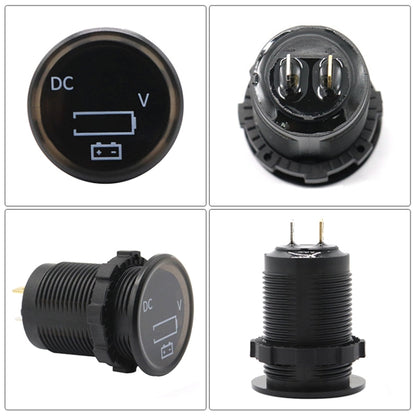 12 / 24V Car / Boat Battery Measurement Meter 5-30V Voltage and Electricity Meter, 5-30V Voltage and Electricity Meter