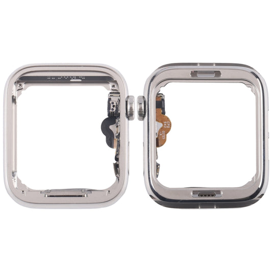 For Apple Watch Series 4 40mm LTE Stainless Steel Middle Frame Bezel Plate with Crown Spin Axis Flex Cable, For Apple Watch Series 4 40mm LTE(Stainless Steel)