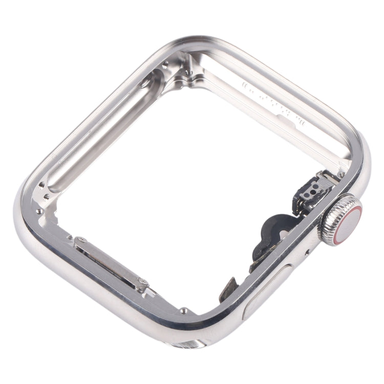 For Apple Watch Series 4 40mm LTE Stainless Steel Middle Frame Bezel Plate with Crown Spin Axis Flex Cable, For Apple Watch Series 4 40mm LTE(Stainless Steel)