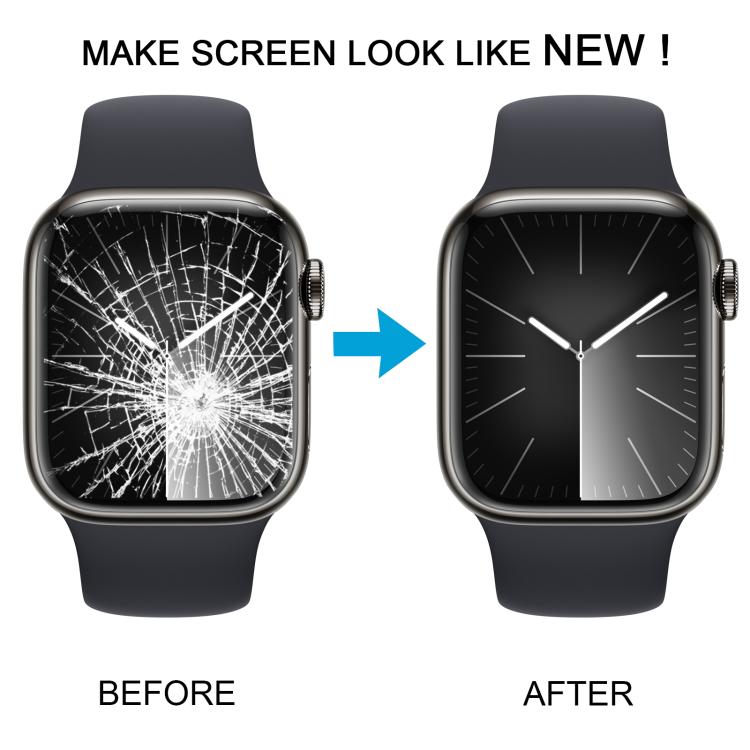 For Apple Watch Series 9 41mm Front Screen Outer Glass Lens with OCA, For Apple Watch Series 9 41mm