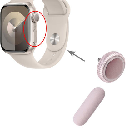 For Apple Watch Series 9 44mm / 45mm GPS Version Watch Crown Nut / Power Button Set, or Apple Watch Series 9 41mm / 45mm GPS Version