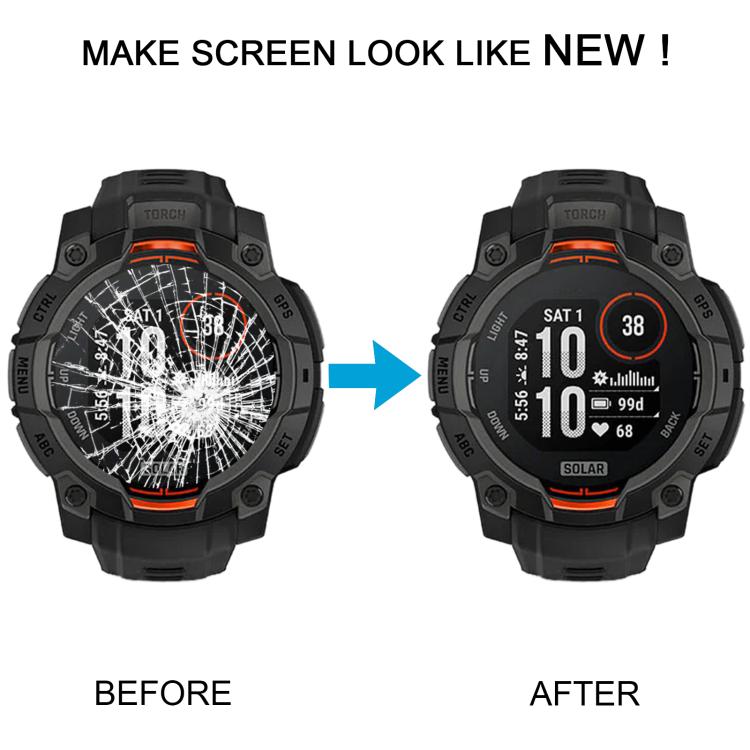 For Garmin Instinct 3 AMOLED 45mm Original LCD Screen with Digitizer Full Assembly, For Garmin Instinct 3 AMOLED 45mm(Original)