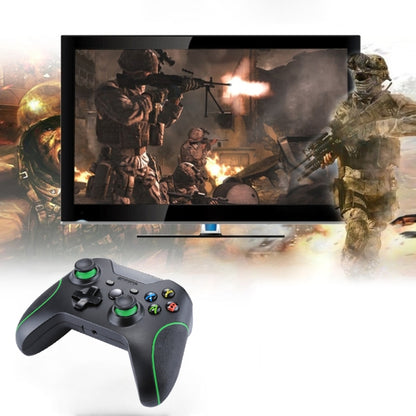 Wired USB Game Controller Gamepad for XBOX ONE Console / PC / Laptop, Cable Length: About 2.1m, HSY-008 (Black)