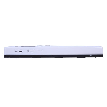iScan02 Double Roller Mobile Document Portable Handheld Scanner with LED Display,  Support 1050DPI  / 600DPI  / 300DPI  / PDF / JPG / TF, iScan02 White, iScan02 Black