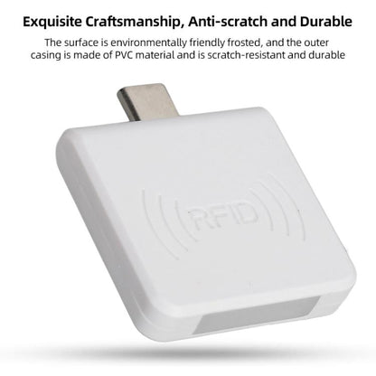 Type-C 13.56MHz RFID IC Card 14443A RFID Phone Reader, Type-C 13.56MHz