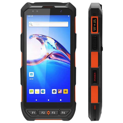 5.5 inch Android 10 IP65 RFID Handheld Industrial Data Terminal Barcode Scanner, Style: NFC UHF + 2D Head, NFC HF + 2D Head