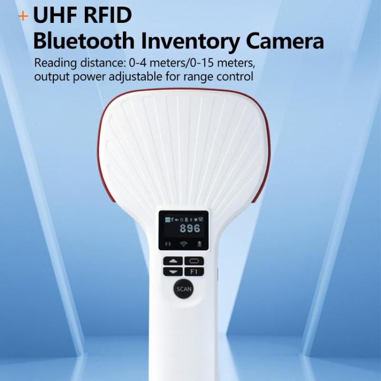 E710 Chip Long Range RFID UHF Portable Handheld Bluetooth Reader, Style: Enhanced + 2D Head, Enhanced + 2D Head, EU Plug, Enhanced + 2D Head, US Plug, Enhanced + 2D Head, UK Plug