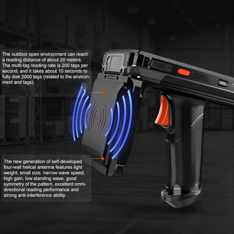 RFID UHF Handheld Intelligent Terminal PDA Scanner 915M Reader, Style: Standard Version, Standard Version