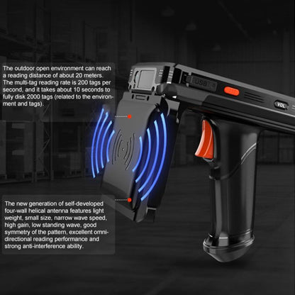 RFID UHF Handheld Intelligent Terminal PDA Scanner 915M Reader, Style: Standard Version, Standard Version