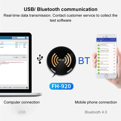 UHF RFID Handheld Portable Tag Bluetooth Reader, UHF RFID Bluetooth Reader