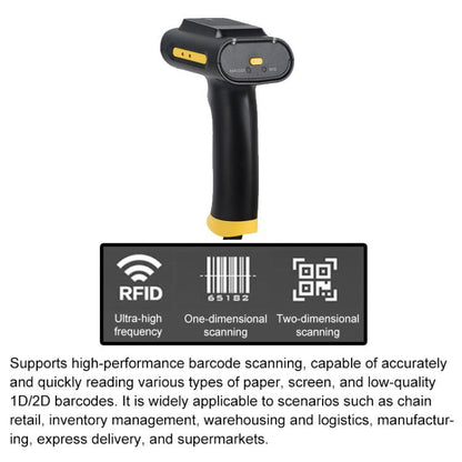 UHF RFID Handheld Card Reader Cash Register Settlement Scanner, Style: Bluetooth, Bluetooth