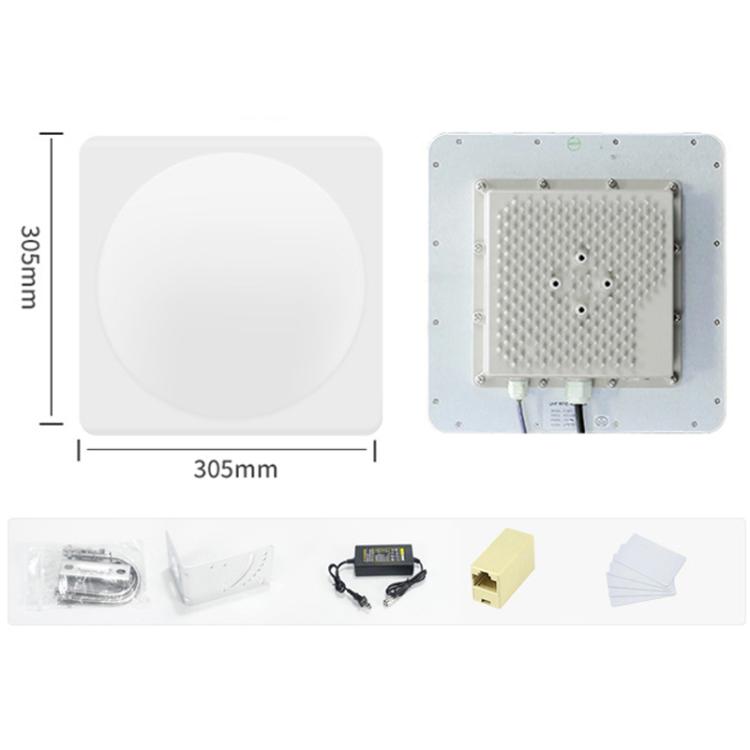 UHF RFID Long Range 9dBi Integrated Reader with E710 Chip, Style: Standard, Standard