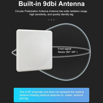 UHF RFID Long Range 9dBi Integrated Reader with E710 Chip, Style: Standard, Standard