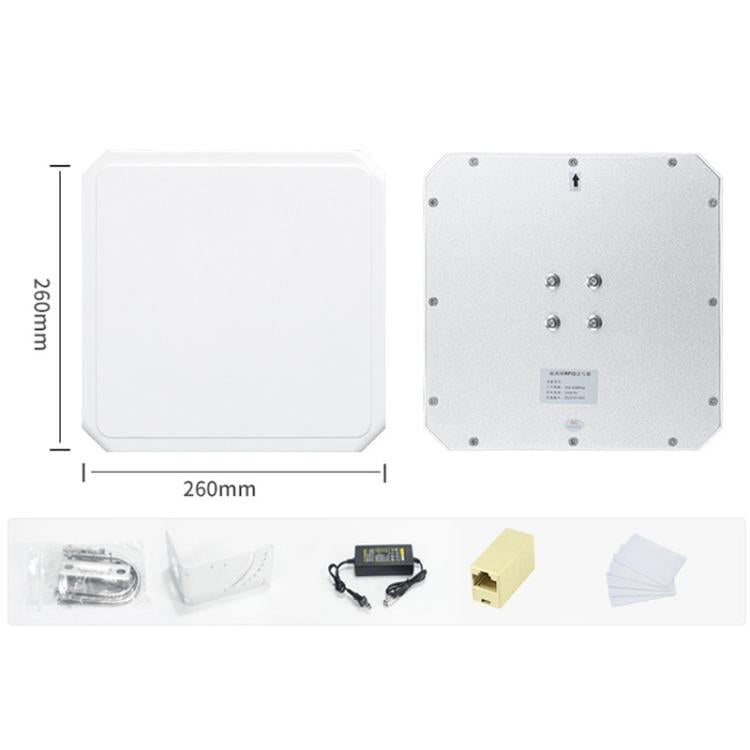 UHF RFID Long Range Integrated Reader with Built-in 9dBi Antenna, Style: Standard, Standard
