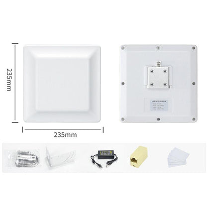 UHF Middle Range RFID Integrated Reader Identification Distance 0-5m, Style: Standard, Standard