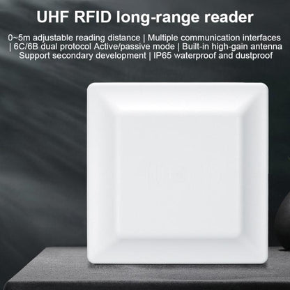 UHF Middle Range RFID Integrated Reader Identification Distance 0-5m, Style: Standard, Standard