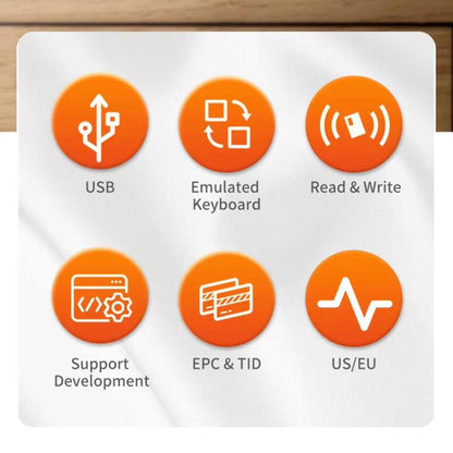 UHF RFID Desktop Reader / Writer Dual-Mode Output Electronic Tag Writer, UHF RFID Desktop Reader