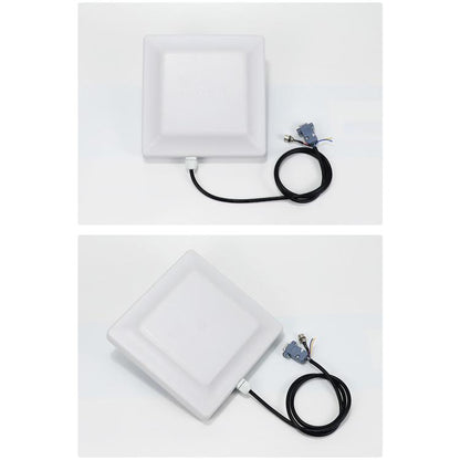 UHF Electronic Tag Identification RFID Reader / Writer 7dbi Antenna Integrated Reader, Style: RS232 Port, RS232 Port