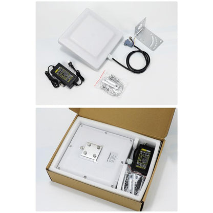 UHF Electronic Tag Identification RFID Reader / Writer 7dbi Antenna Integrated Reader, Style: USB Virtual Port, USB Virtual Port