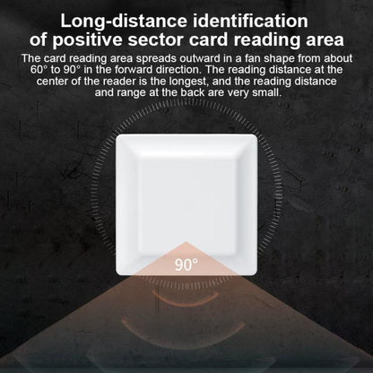 UHF Electronic Tag Identification RFID Reader / Writer 7dbi Antenna Integrated Reader, Style: USB Virtual Port, USB Virtual Port