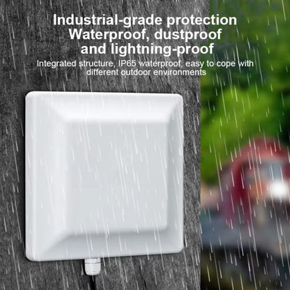 UHF Electronic Tag Identification RFID Reader / Writer 7dbi Antenna Integrated Reader, Style: USB Virtual Port, USB Virtual Port