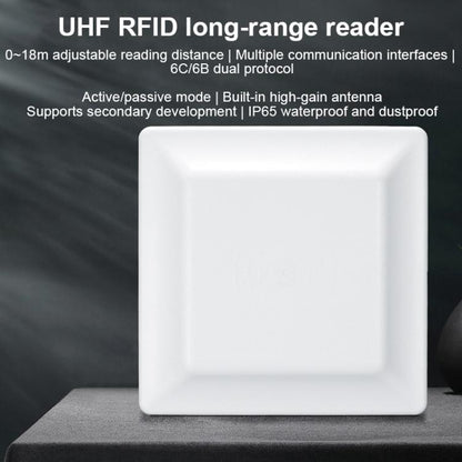 UHF RFID Reader Long Range Integrated Reader Writer With E710 Chip, Style: Add 4G Communication, Add 4G Communication