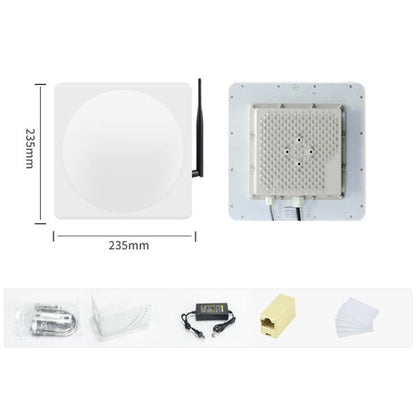 Industrial UHF RFID Long Range Integrated Reader Built-in 9dBi Antenna, Style: with WiFi Communication
