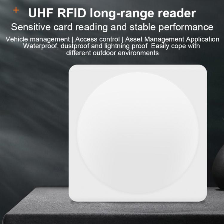 Industrial UHF RFID Long Range Integrated Reader Built-in 9dBi Antenna, Style: with WiFi Communication