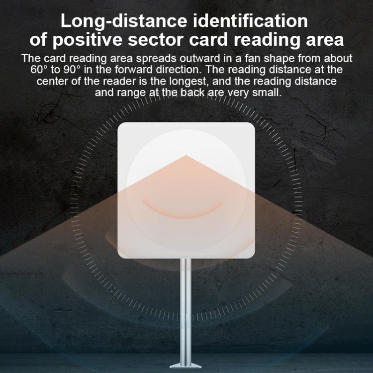 Industrial UHF RFID Long Range Integrated Reader Built-in 9dBi Antenna, Style: with WiFi Communication