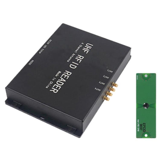 4-Channel UHF RFID Reader Writer, MODBUS Passive Temperature Sensor Reader for Electric Power Monitoring, RFID Reader
