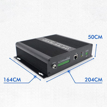 RFID 4-Channel UHF Long-Range Reader with Antenna, Industrial Access Control & Warehouse Management RFID Reader / Writer, Reader with Antenna