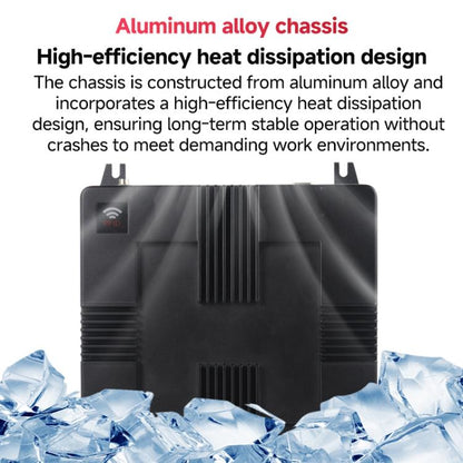 4-Channel RFID Reader / Writer with Impinj E710 Module, Fixed UHF Industrial Long-Range Reader for Warehouse Management, 4-Channel RFID Reader