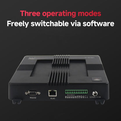 4-Channel RFID Reader / Writer with Impinj E710 Module, Fixed UHF Industrial Long-Range Reader for Warehouse Management, 4-Channel RFID Reader