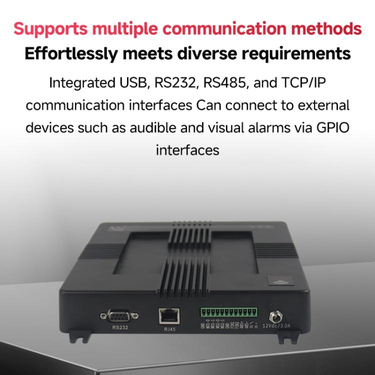 8-Channel RFID Reader / Writer with Impinj E710 Module, Fixed UHF Industrial Long-Range Reader for Warehouse Management, 8-Channel RFID Reader