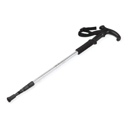 132cm Telescopic Outdoor Three-section Trekking Pole, Silver#132cm