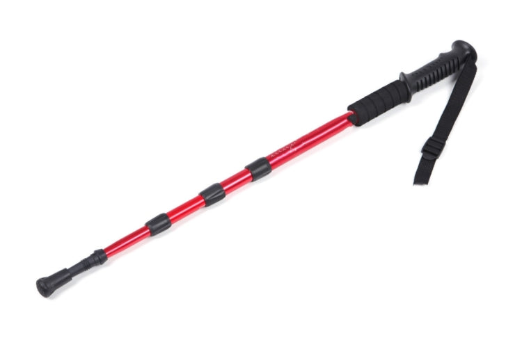 105cm Mountaineering Four Straight Shank Cane, Silver#105cm, Black#105cm, Purple#105cm, Red#105cm, Blue#105cm