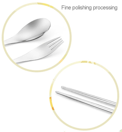 Three-Piece Outdoor Cutlery, Dark blue, Rose Red, Grass green, Fluorescent green, Orange, Purple, Big Red, Light blue