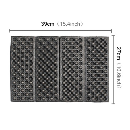 2 PCS Portable Folding Cellular Massage Cushion Outdoors Damp Proof Picnic Seat Mats EVA Pad, 2 PCS (Dark green), 2 PCS (Grass green), 2 PCS (Orange), 2 PCS (Blue), 2 PCS (Purple), 2 PCS (Red)