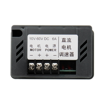 LDTR-WG0265 DC 6A Motor Speed Governor Slow Down Motor Controller Positive And Negative Rotating Control Switch 12V/24V/36V/48V