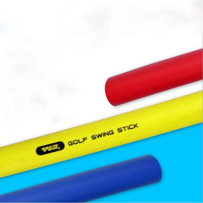 PGM Multi-function Golf Practice Soft Swing Stick Light-weight Flexibility Training Aids Tool, Size: 80 x 3cm, HGB008 Blue, HGB008 Red, HGB008 Yellow