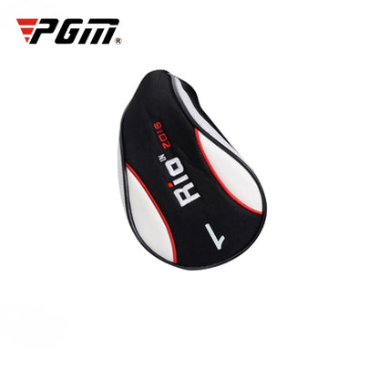 PGM Golf Wood Ball Head Cover Pusher Set,  Black Red Wood Rod, GT002 Black Red