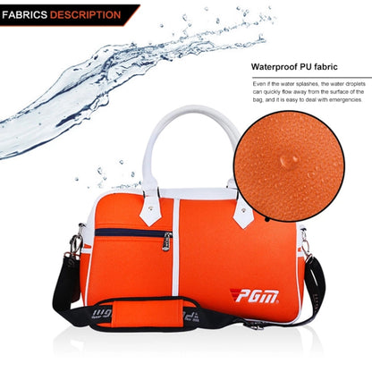 PGM Golf Ultra Light Portable PU Ball Bag Large Capacity Clothes Bag(Black), YWB017 Black, YWB017 White, YWB017 Orange