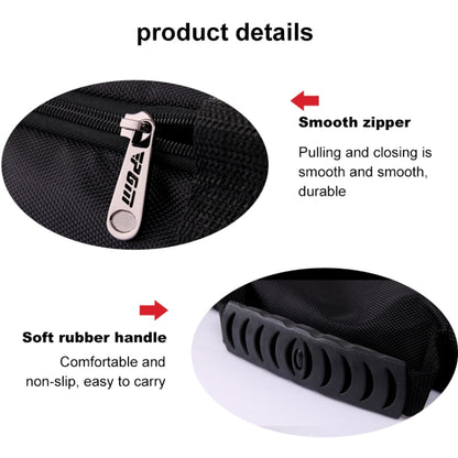 PGM Golf Foldable Portable Nylon Ball Bag(Black Silver), PGM Black Silver, PGM Black Red